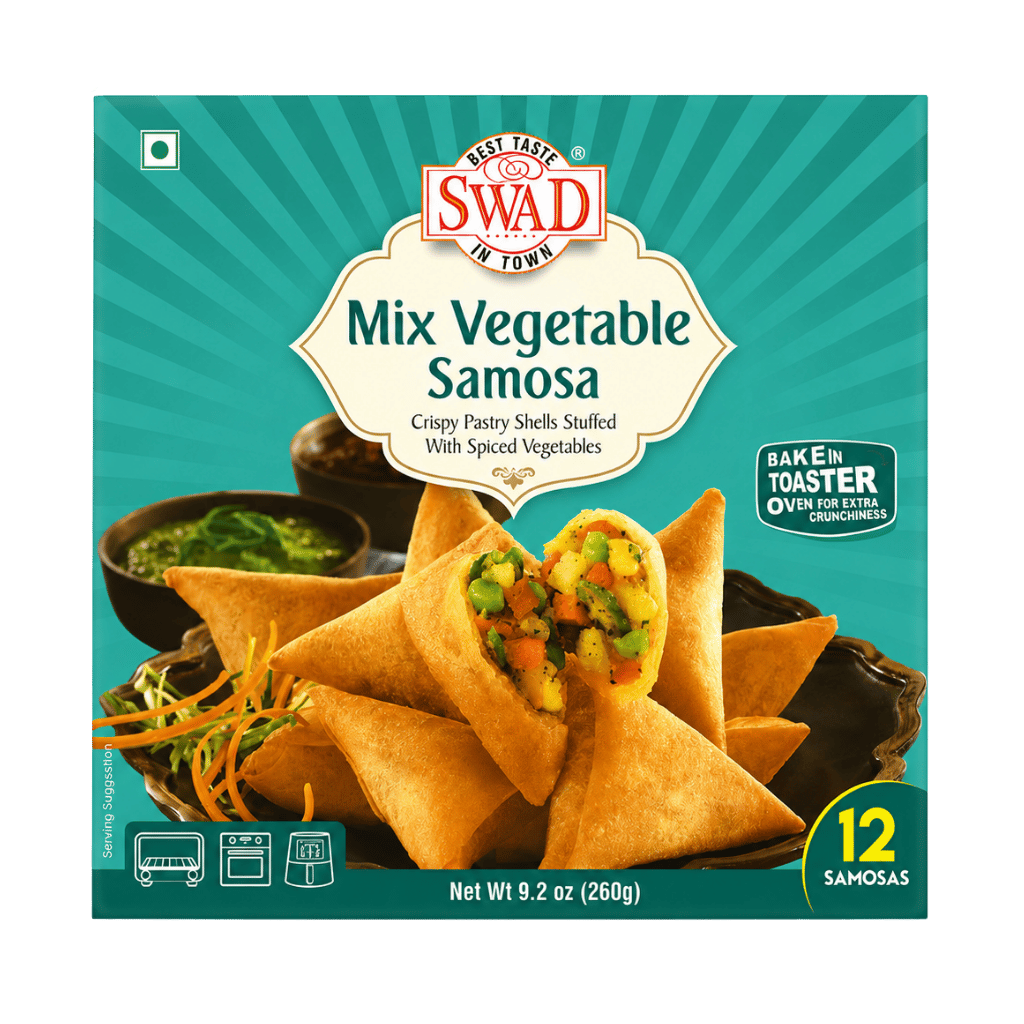 Swad Mix Vegetable Samosa 12 pcs buy online USA - 1